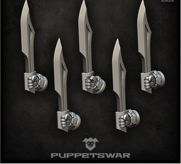 Puppetswar: (Accessory) Spartan Swords (right) (5)