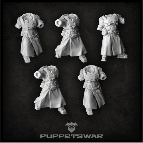 Puppetswar: (Accessory) Veteran Officers Bodies (5)