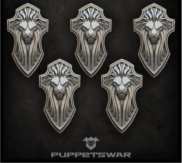 Puppetswar: (Accessory) Lion Shields (left) (5)