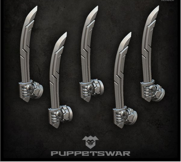Puppetswar: (Accessory) Hussar Sabres (right) (5)