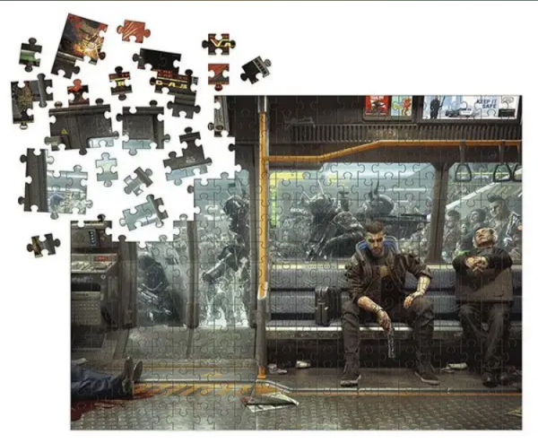 Cyberpunk 2077: Metro Life Puzzle (1000 piece puzzle)