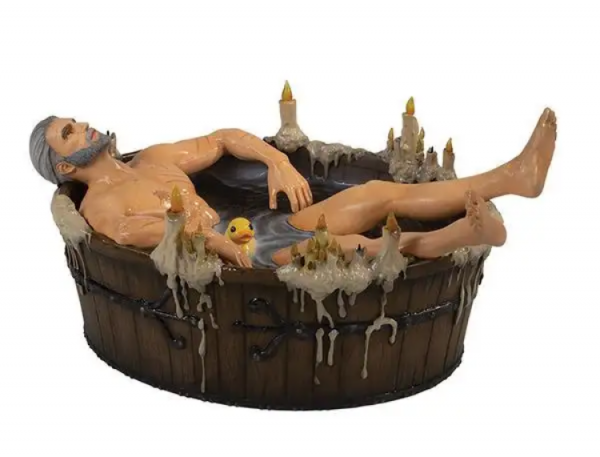 The Witcher 3 - Wild Hunt: Geralt In The Bath Statuette
