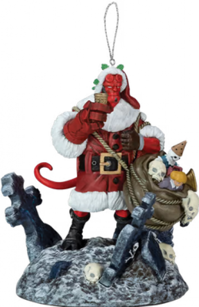 Hellboy Holiday Ornament (poly-resin, metal)