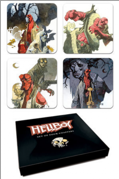 Hellboy Coaster Set