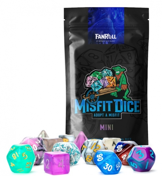 Mystery Misfit Polyhedral Dice Set: Mini (2-set Pack)