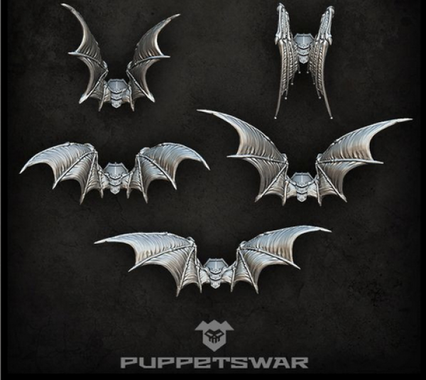 Puppetswar: (Accessory) Bat Wing-packs (5)