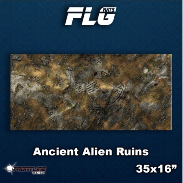 Frontline Gaming Mats: Ancient Alien Ruins 35x16''