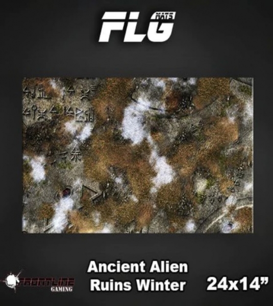 Frontline Gaming Mats: Ancient Alien Ruins Winter 24x14''