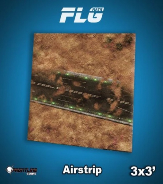 Frontline Gaming Mats: Airstrip 3'x3'