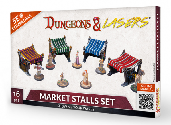 Dungeons & Lasers: Market Stalls Set