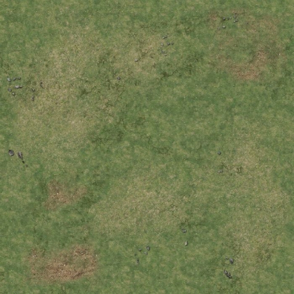 Battle Systems: Grassy Fields Gaming Mat - Grid (2'x2')