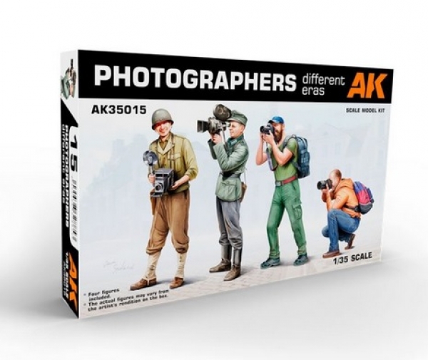 AK-Interactive: Photographers (different eras) (1:35 scale)