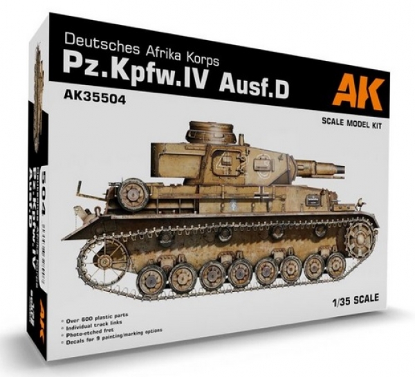 AK-Interactive: Pz.Kpfw.IV Ausf.D Afrika Korps (1:35 scale)