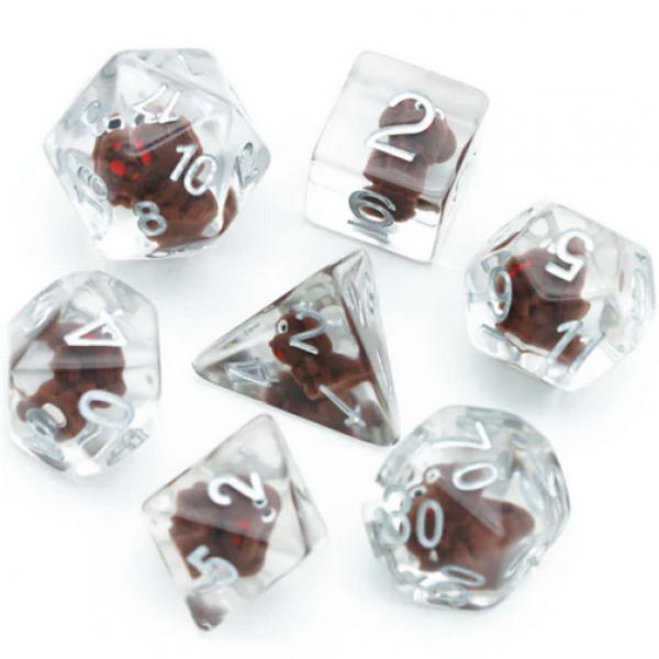 Polyhedral Dice Set: Fluffy Puppy Dice Set (7)