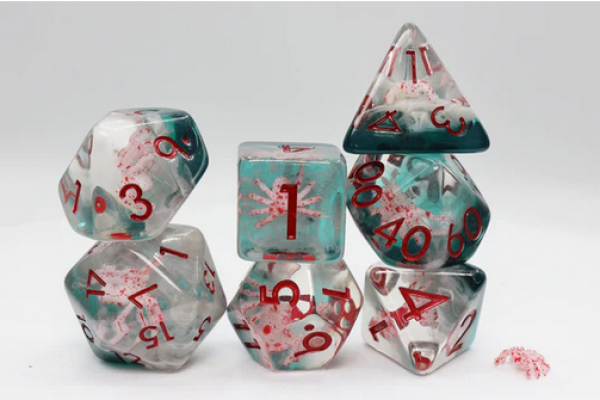 Polyhedral Dice Set: Baby Spider Dice Set (7)