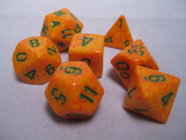 Chessex Dice: Lotus Poly 7-dice Cube