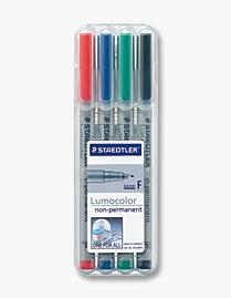 Gaming Accessories: Staedtler Lumocolor Marker - Wet Erase/Pen Set (4)