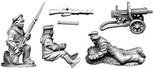 28mm Historical: Russian Sailors Maxim MG