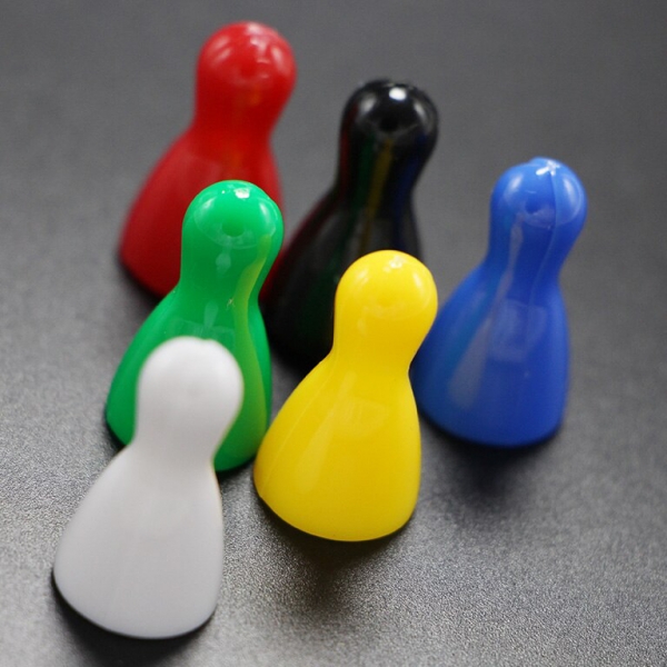 Halma Pawns Assorted Colors (1)