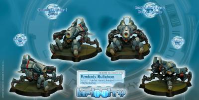 Infinity (#195) PanOceania: Armbots Bulleteer (Spitfire, Heavy Shotgun)