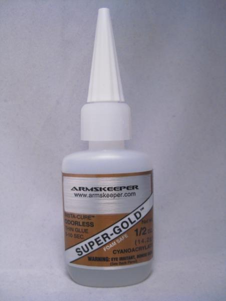 ArmsKeeper Glues: Super Gold Thin Odorless (.5 oz.)