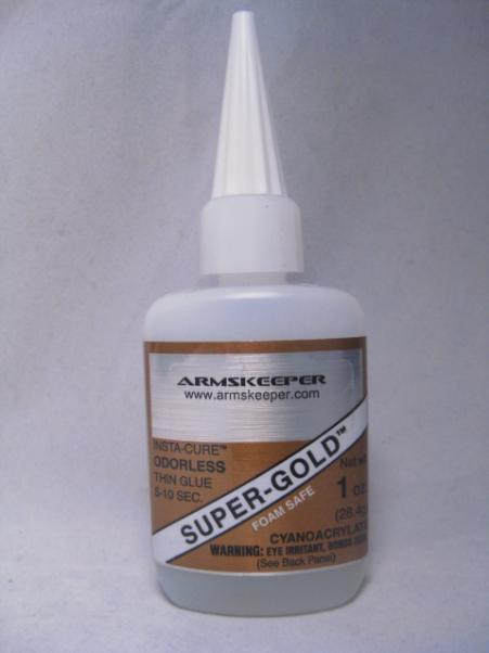 ArmsKeeper Glues: Super Gold Thin Odorless (1 oz.)