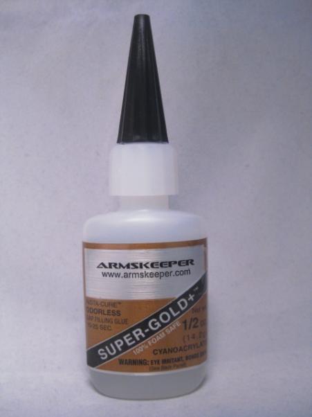 ArmsKeeper Glues: Super Gold+ Gap Filling Odorless (.5 oz.)