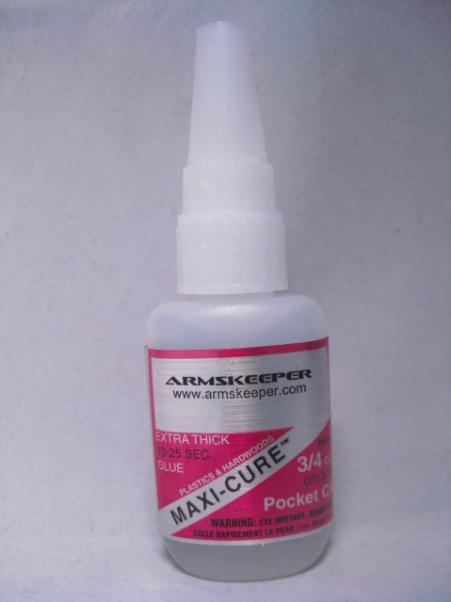 ArmsKeeper Glues: Maxi-Cure Pocket CA (.75 oz.)