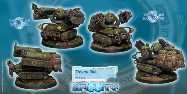 Infinity (#323) Ariadna: Traktor Muls. Regiment of Artillery and Support (2)