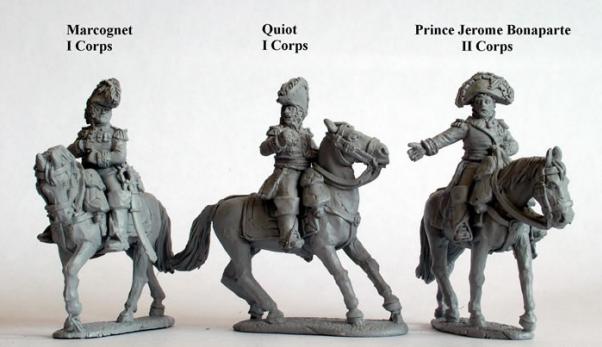 (French) Generals Of Division & Brigade (Mounted)